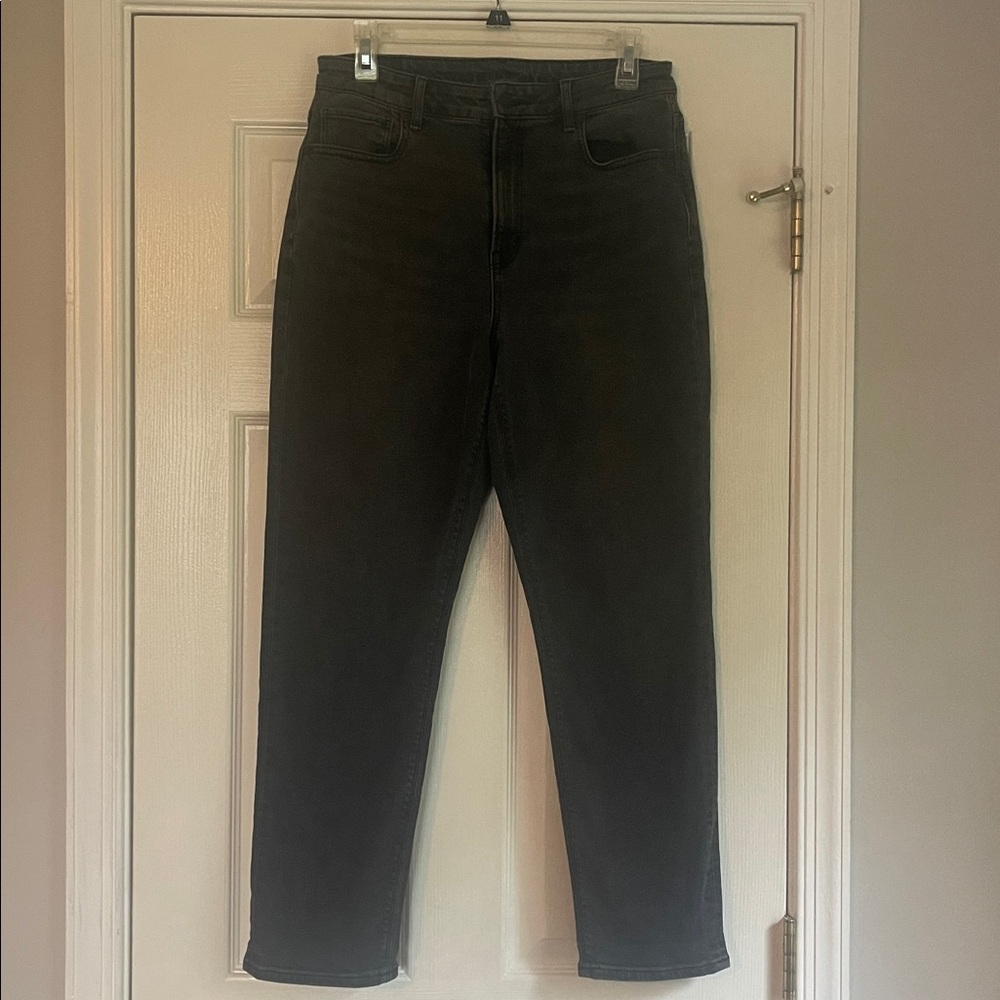 American Eagle High Rise Stretch Black Ankle-Length Jeans